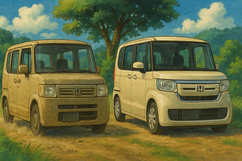 初代から二代目へ！N-BOX （JF1・JF2）と（JF3・JF4）の進化と違いを解説